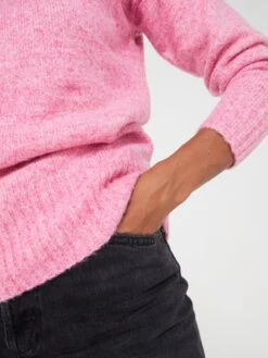 V By Very Collar Deep Hem Jumper -RIVE IS Clothing Shop VEC1W SQ6 0000000063 PINK MDd2