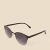 Accessorize Metal Detail Clubmaster Sunglasses