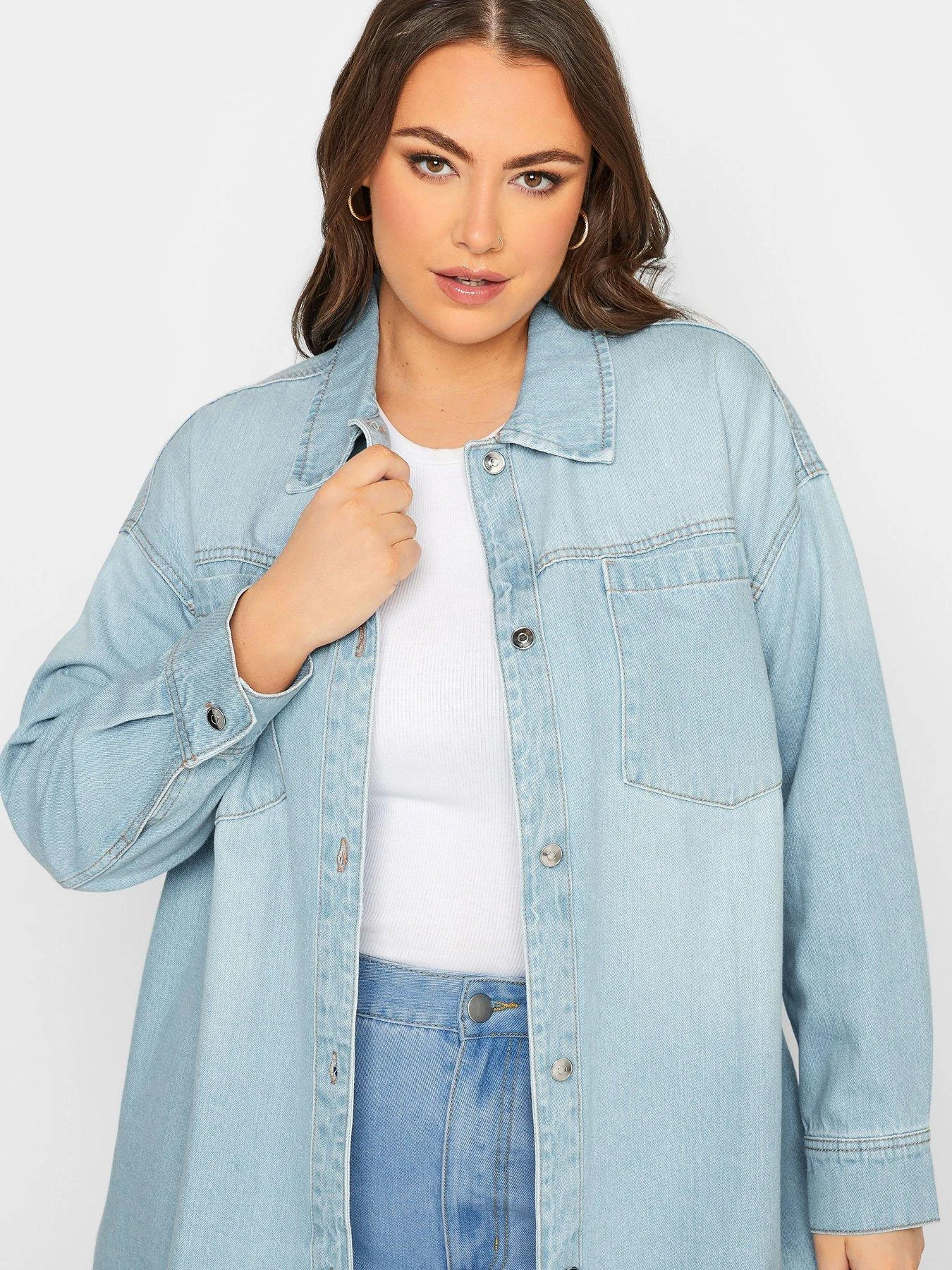 Yours Denim Western Shacket - Blue 6 Yours Denim Western Shacket - Blue - Image 4