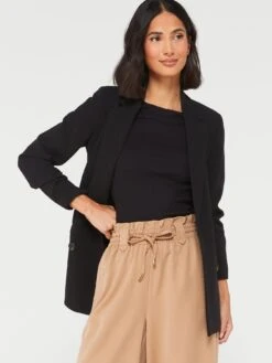 V By Very Elasticated Waist Wide Leg Trousers - Nude 11 V By Very Elasticated Waist Wide Leg Trousers - Nude -RIVE IS Clothing Shop VEY7P SQ4 0000000159 NUDE MDd