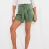 Joe Browns Sophisticated Safari Shorts -Green