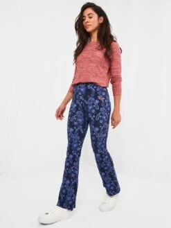 Joe Browns Funky Floral Flares -Blue