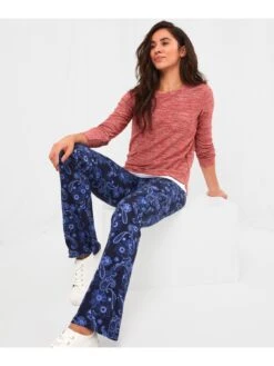 Joe Browns Funky Floral Flares -Blue -RIVE IS Clothing Shop VF3D3 SQ3 0000000020 BLUE MDo