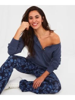 Joe Browns Cosy Up Sweatshirt -Blue -RIVE IS Clothing Shop VF3EX SQ3 0000000020 BLUE MDo