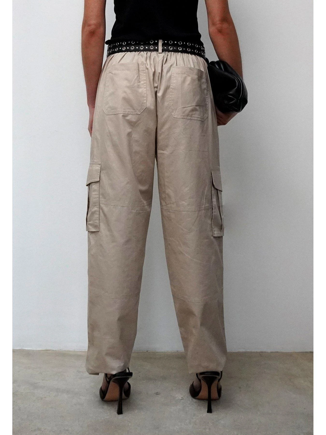 Religion Destiny Lightweight Cargo Trouser - Beige 5 Religion Destiny Lightweight Cargo Trouser - Beige - Image 3