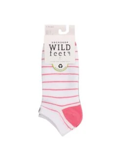 Wild Feet Stripe Trainer Socks 3 Pack - Multi -RIVE IS Clothing Shop VF6QO SQ4 0000000029 MULTI MDd