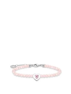 Thomas Sabo Bracelet With Pink Heart