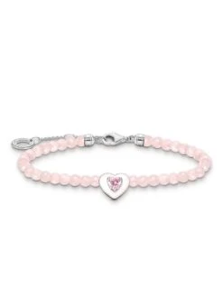 Thomas Sabo Bracelet With Pink Heart -RIVE IS Clothing Shop VFDB8 SQ4 0000000063 PINK SLd1