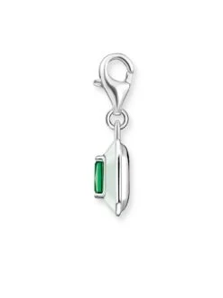 Thomas Sabo Octagon Charm 10 Thomas Sabo Octagon Charm -RIVE IS Clothing Shop VFDBE SQ3 0000000047 GREEN SLd
