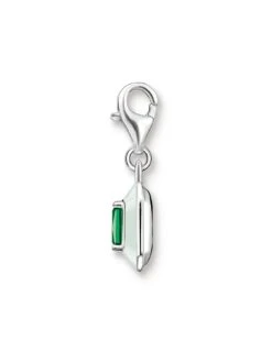 Thomas Sabo Octagon Charm 13 Thomas Sabo Octagon Charm -RIVE IS Clothing Shop VFDBE SQ6 0000000047 GREEN SLd3