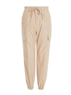 Quiz Faux Leather Combat Trousers -RIVE IS Clothing Shop VFE0Y SQ4 0000000003 NATURAL MDd