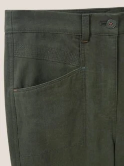 White Stuff Harper Wide Leg Trouser - Green -RIVE IS Clothing Shop VFM87 SQ6 0000000047 GREEN MDd2