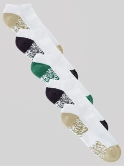 Everyday Targeted Cushioning Trainer Liner Socks (5 Pack) - White