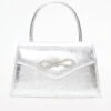 Quiz Shimmer Diamante Bow Mini Tote Bag