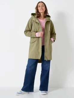 Crew Clothing Rain Jacket - Green -RIVE IS Clothing Shop VFS7S SQ4 0000000047 GREEN MDd