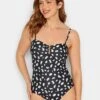 Long Tall Sally Abstract Print Swimsuit -RIVE IS Clothing Shop VG7I2 SQ1 0000000004 BLACK MDf