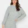 Long Tall Sally Funnel Neck Grey Jumper -RIVE IS Clothing Shop VG7K9 SQ1 0000000005 GREY MDf