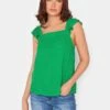 Long Tall Sally Cheese Cloth Frill Top - Green -RIVE IS Clothing Shop VG95Y SQ1 0000000047 GREEN MDf