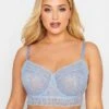 Yours Longline Lace Underwire Non Padded Bra