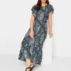 Long Tall Sally Paisley Print Maxi Dress - Navy  -RIVE IS Clothing Shop VG9EK SQ1 0000000004 BLACK MDf