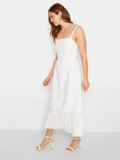 Long Tall Sally Cotton Sundress - White  -RIVE IS Clothing Shop VG9F1 SQ3 0000000013 WHITE MDo