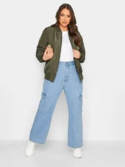 Yours Bomber Jacket Khaki -RIVE IS Clothing Shop VGIIT SQ3 0000000047 GREEN MDo