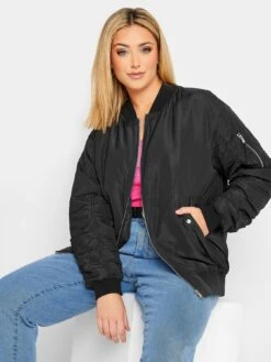 Yours Bomber Jacket Black -RIVE IS Clothing Shop VGIIU SQ4 0000000004 BLACK MDd