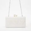 Quiz Heart Pearl Box Bag -RIVE IS Clothing Shop VGYOW SQ1 0000000013 WHITE SLf