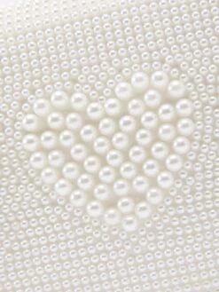Quiz Heart Pearl Box Bag -RIVE IS Clothing Shop VGYOW SQ5 0000000013 WHITE SLi