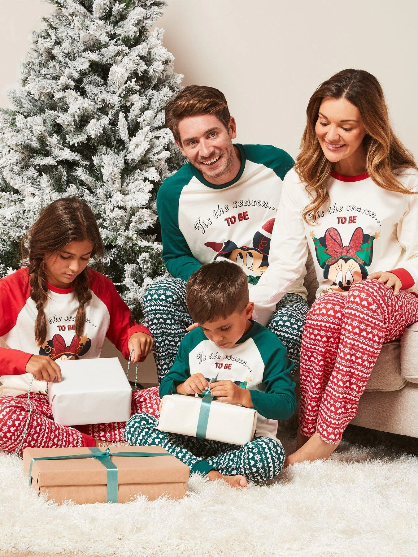 Minnie Mouse Ladies Disney Minnie Mouse Family Mini Me Christmas Pyjamas - Red 3 Minnie Mouse Ladies Disney Minnie Mouse Family Mini Me Christmas Pyjamas - Red