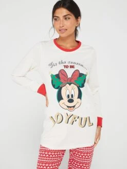 Minnie Mouse Ladies Disney Minnie Mouse Family Mini Me Christmas Pyjamas - Red 11 Minnie Mouse Ladies Disney Minnie Mouse Family Mini Me Christmas Pyjamas - Red -RIVE IS Clothing Shop VHA0G SQ5 0000000017 RED MDd