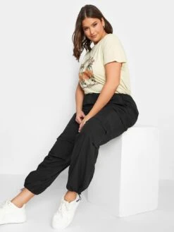 Yours Parachute Trouser Black -RIVE IS Clothing Shop VHA3B SQ4 0000000004 BLACK MDd