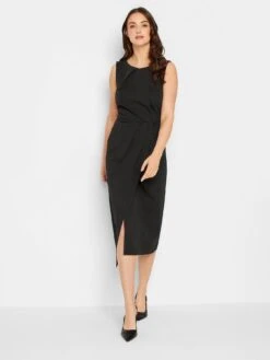 Long Tall Sally Jersey Dress - Black  -RIVE IS Clothing Shop VHA3L SQ3 0000000004 BLACK MDo