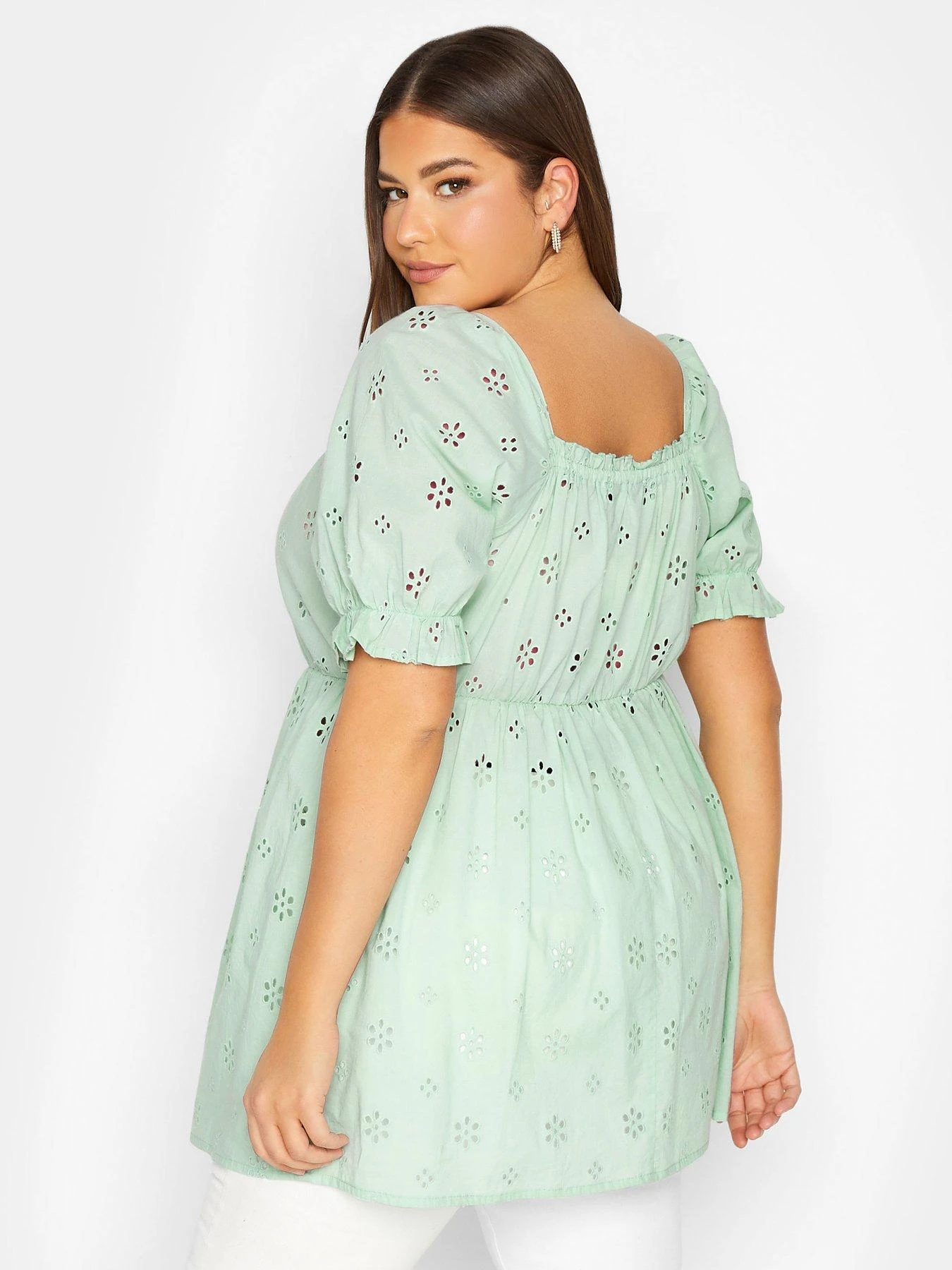 Yours Sweetheart Shiffley Top - Green 4 Yours Sweetheart Shiffley Top - Green - Image 2