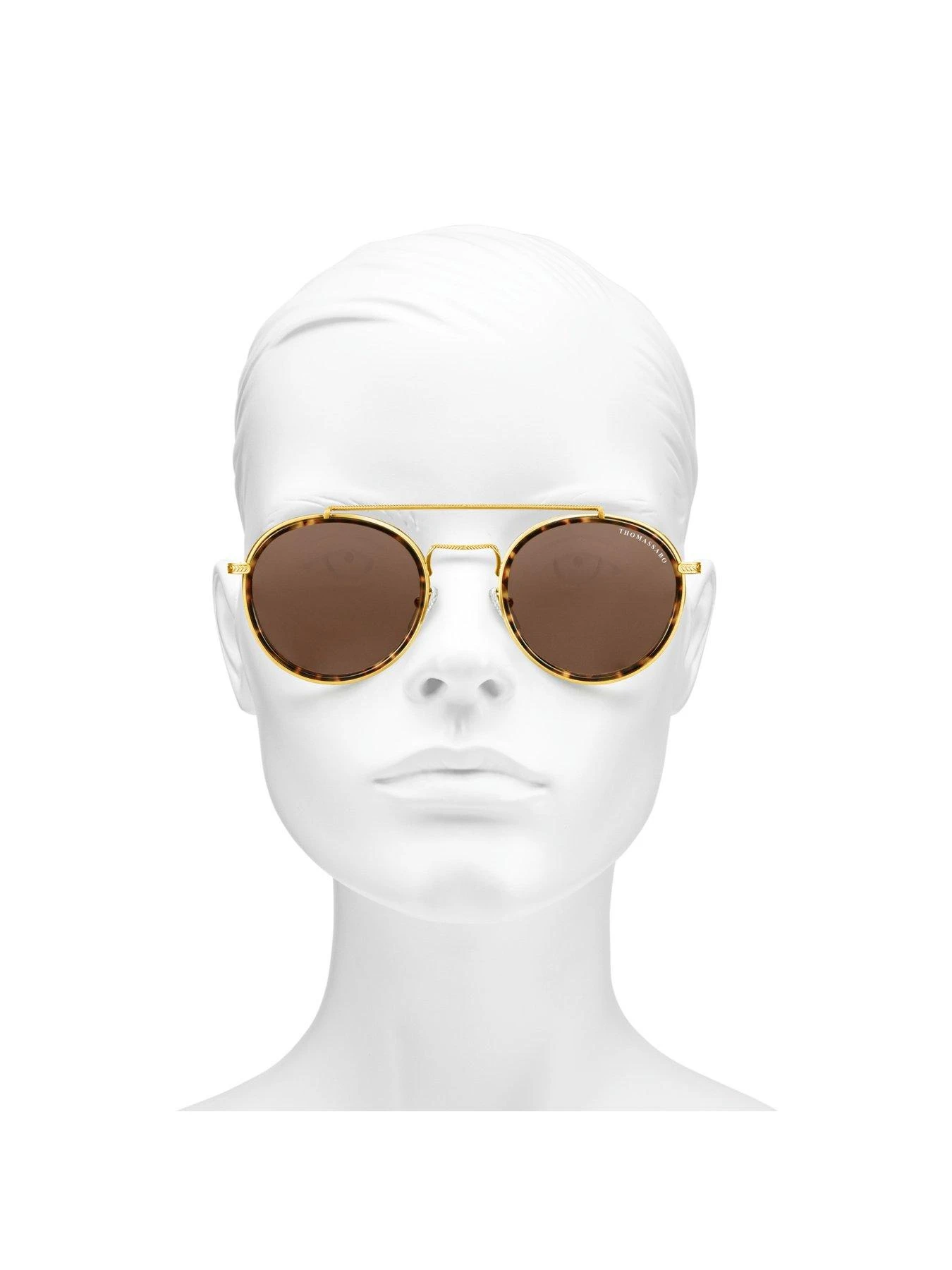 Thomas Sabo Johnny Brown Panto Sunglasses 7 Thomas Sabo Johnny Brown Panto Sunglasses - Image 5