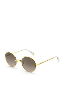 Thomas Sabo Romy Gold Round Sunglasses