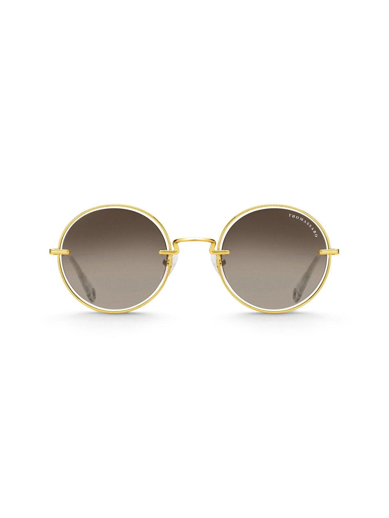Thomas Sabo Romy Gold Round Sunglasses 6 Thomas Sabo Romy Gold Round Sunglasses - Image 4