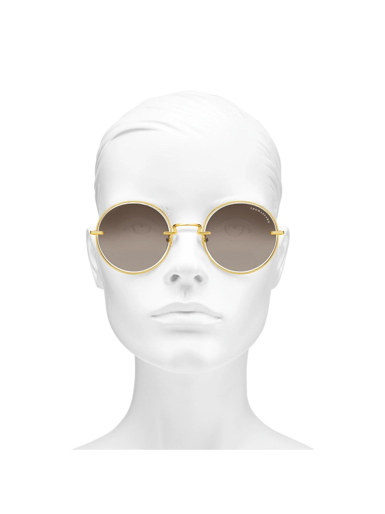 Thomas Sabo Romy Gold Round Sunglasses 7 Thomas Sabo Romy Gold Round Sunglasses - Image 5