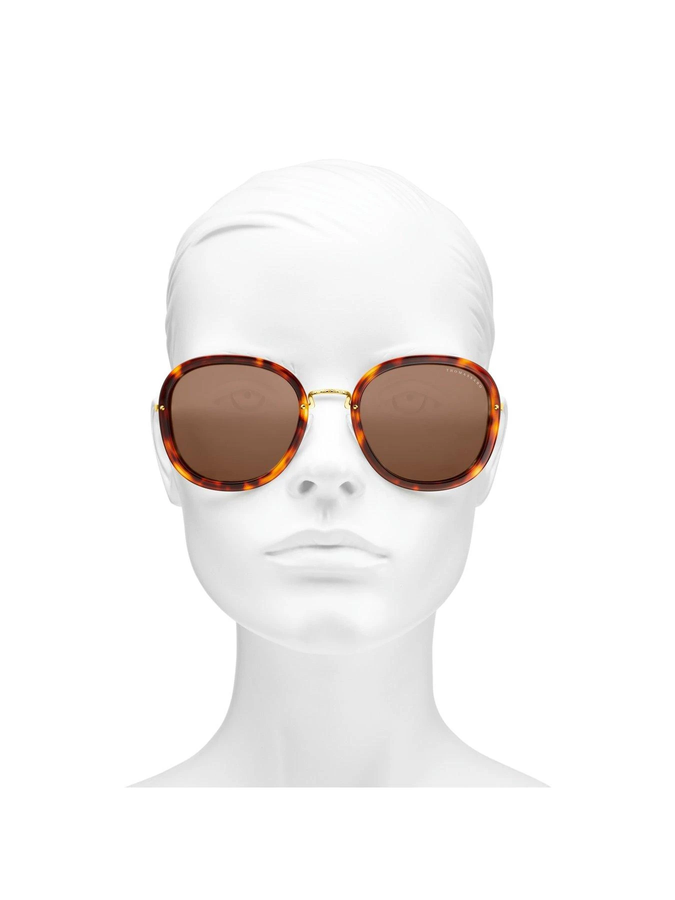 Thomas Sabo Mia Brown Oversized Sunglasses 6 Thomas Sabo Mia Brown Oversized Sunglasses - Image 4