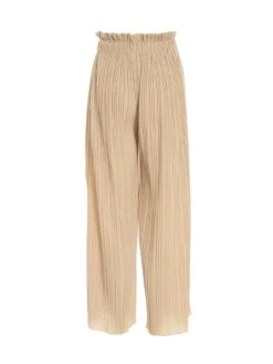 Quiz Pleated Wide Leg Trousers - Natural -RIVE IS Clothing Shop VHJ40 SQ5 0000000003 NATURAL MDd1