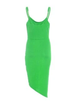 Quiz Petite Diamante Ruched Midi Dress - Green -RIVE IS Clothing Shop VHJ55 SQ5 0000000047 GREEN MDd1