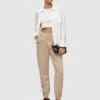 AllSaints Val Cargo Trouser - Sand Brown -RIVE IS Clothing Shop VHKF3 SQ1 0000000143 BROWN MDf