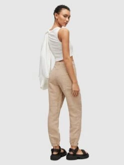 AllSaints Val Cargo Trouser - Sand Brown -RIVE IS Clothing Shop VHKF3 SQ4 0000000143 BROWN MDb