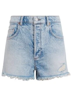 AllSaints Libby Denim Shorts - Indigo Blue -RIVE IS Clothing Shop VHKF8 SQ3 0000000020 BLUE SLf