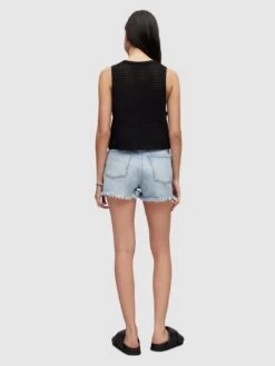 AllSaints Libby Denim Shorts - Indigo Blue -RIVE IS Clothing Shop VHKF8 SQ4 0000000020 BLUE MDb