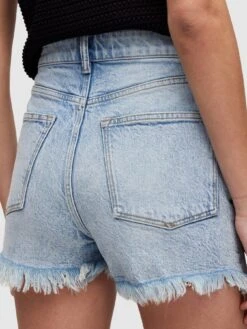 AllSaints Libby Denim Shorts - Indigo Blue -RIVE IS Clothing Shop VHKF8 SQ6 0000000020 BLUE SLd1