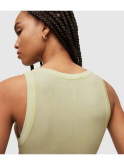 AllSaints Rina Tank Top - Chartuese Green -RIVE IS Clothing Shop VHKGR SQ6 0000000047 GREEN SLd1