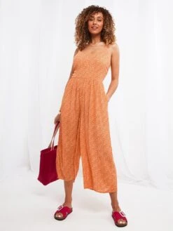 Joe Browns Summer Days Jumpsuit Orange -RIVE IS Clothing Shop VHSGK SQ3 0000000198 ORANGE MDo