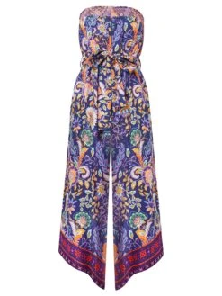 Joe Browns Beachy Strapless Boho Jumpsuit - Multi -RIVE IS Clothing Shop VHSI9 SQ5 0000000029 MULTI MDd
