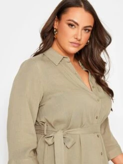 Yours Long Tie Belt Shirt - Natural -RIVE IS Clothing Shop VHXOG SQ4 0000000003 NATURAL MDd